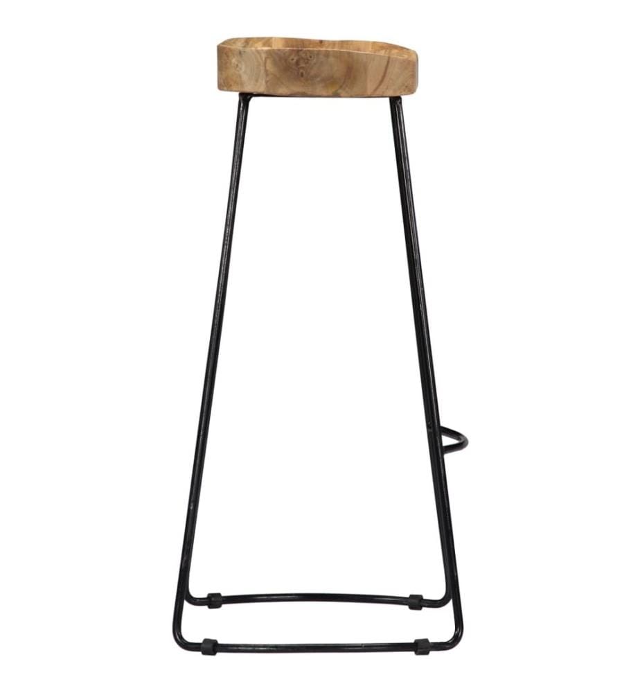 Gavin Barhocker 2 Stk. Massivholz Mango