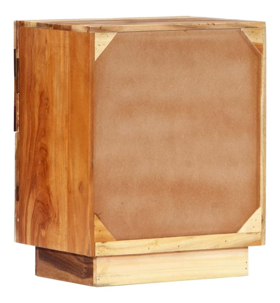Nachttisch 40x30x50 cm Altholz Massiv