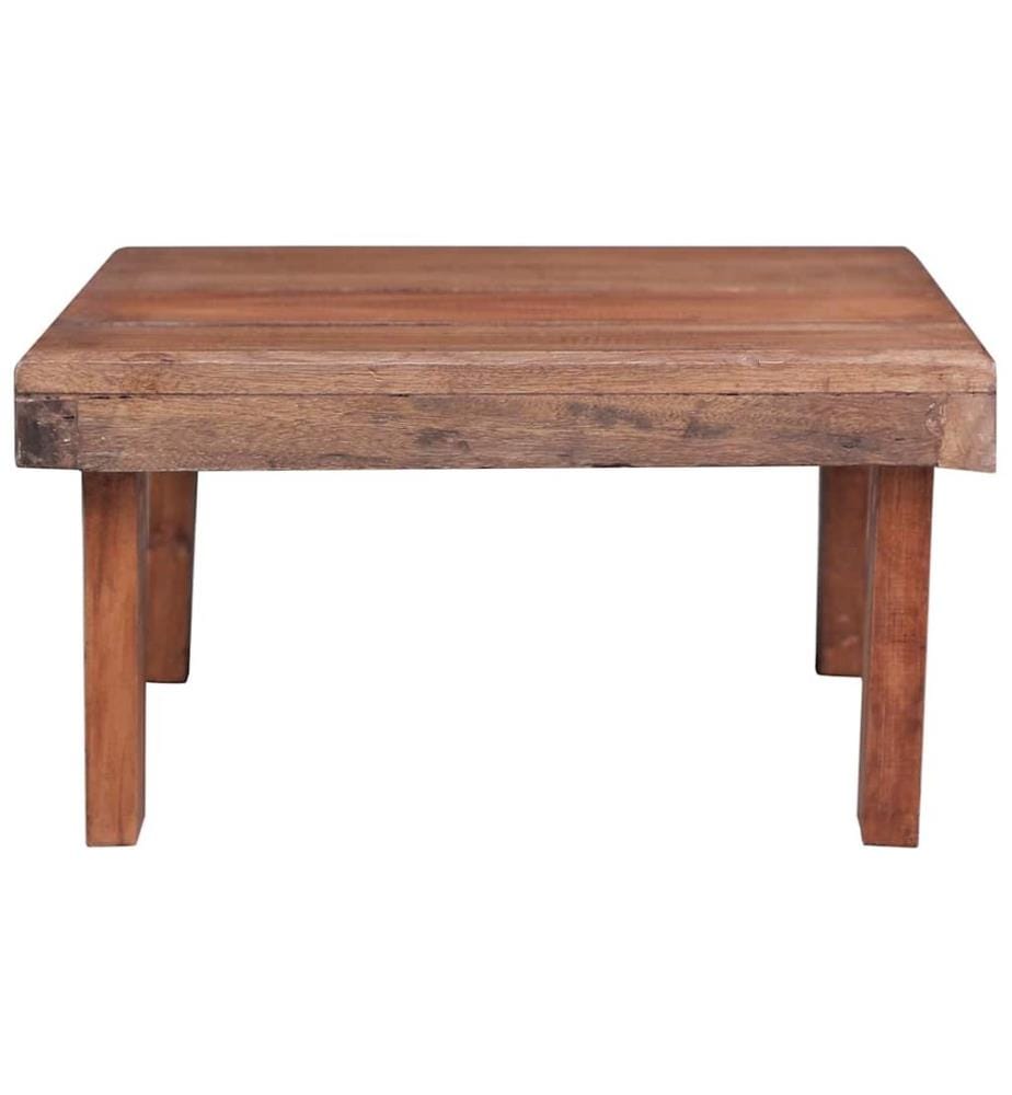Table basse 60x45x23 cm bois d'acajou massif