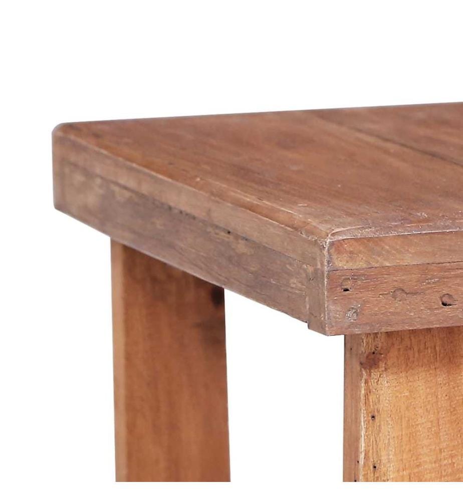 Table basse 60x45x23 cm bois d'acajou massif