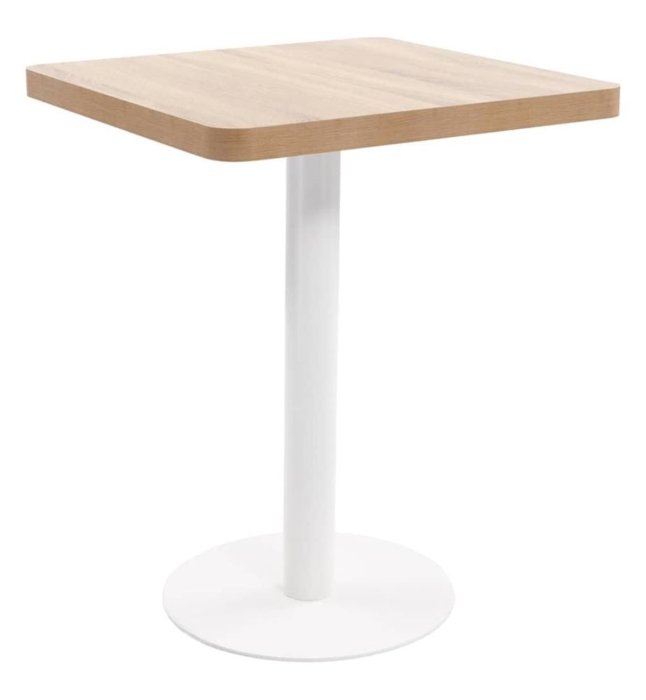 Bistrotisch Hellbraun 60x60 cm MDF