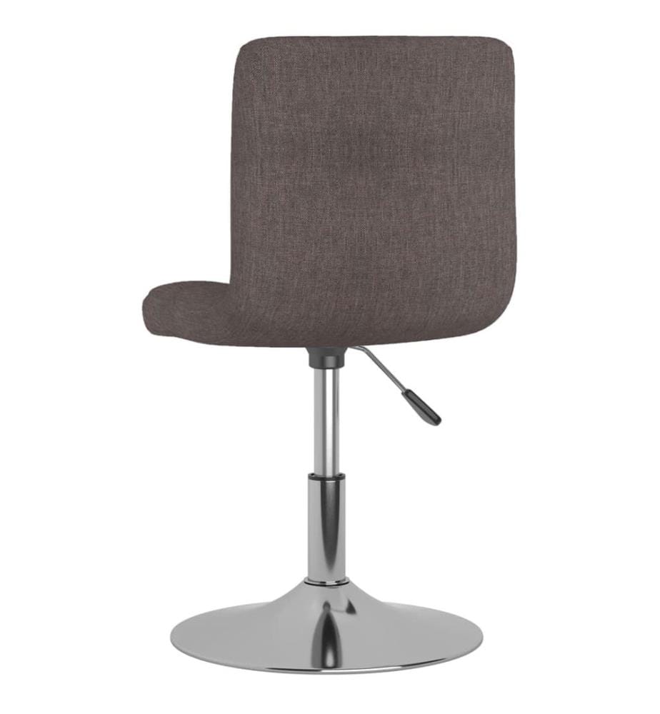 Esszimmerstuhl Drehbar Taupe Stoff