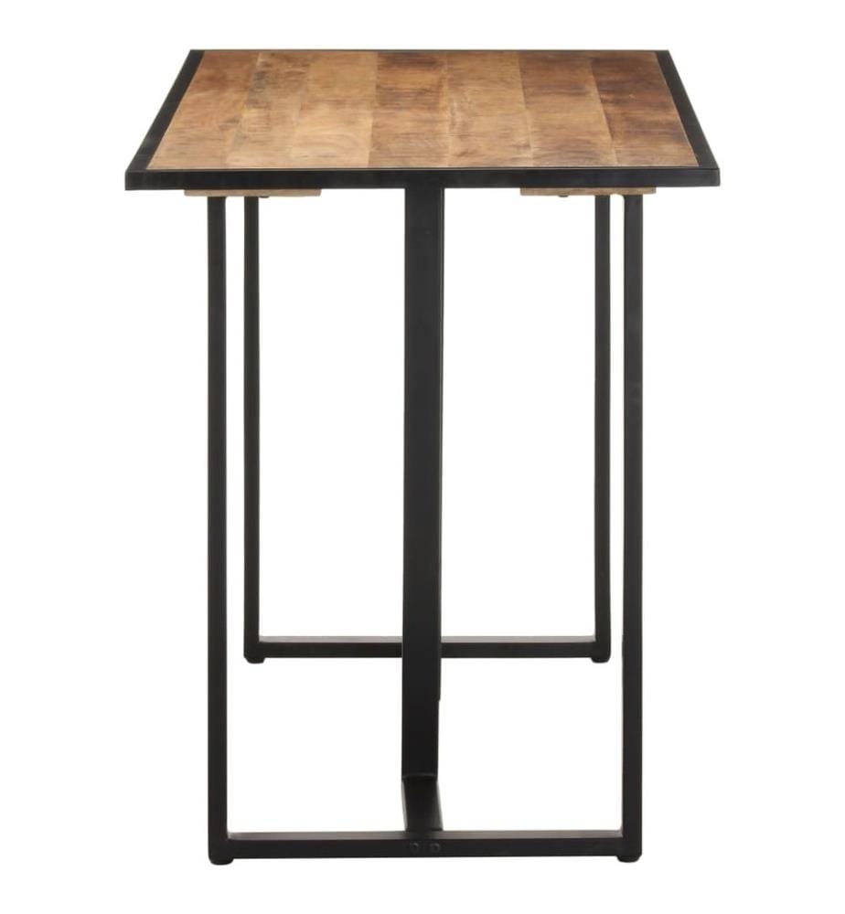 Table à manger 120 cm Bois de manguier brut