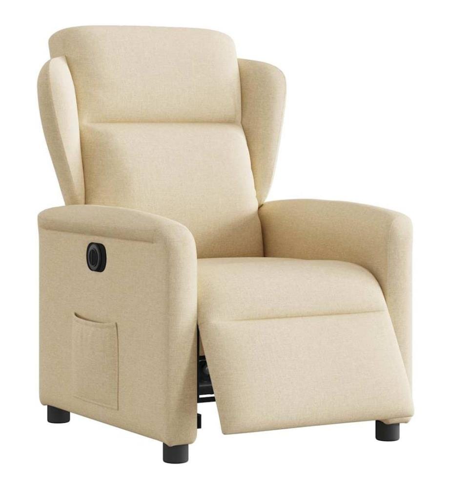 Relaxsessel Elektrisch Creme Stoff