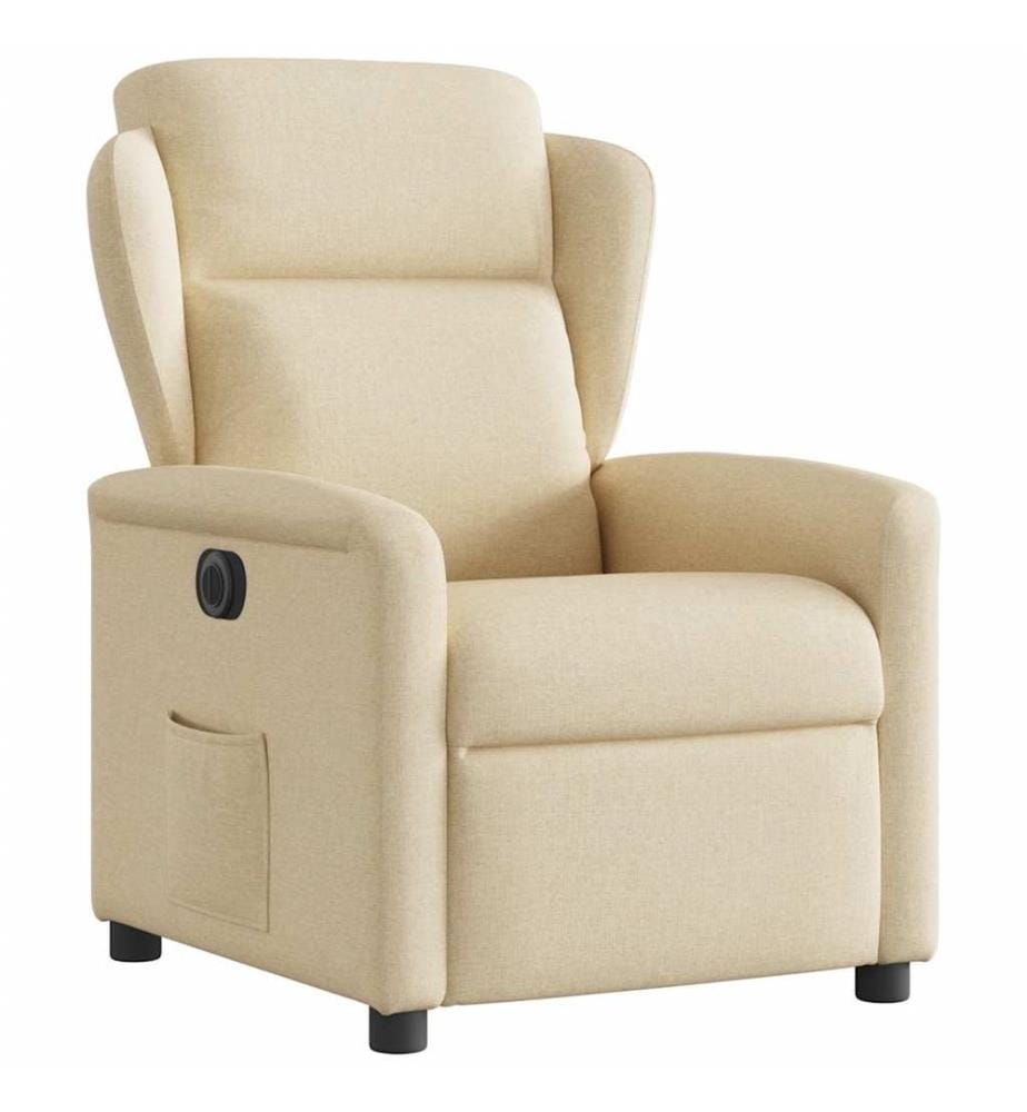 Relaxsessel Elektrisch Creme Stoff