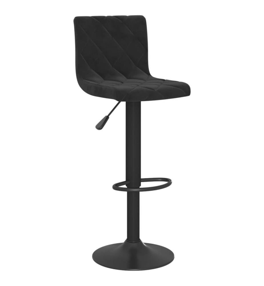 Barhocker 2 Stk. Schwarz Samt