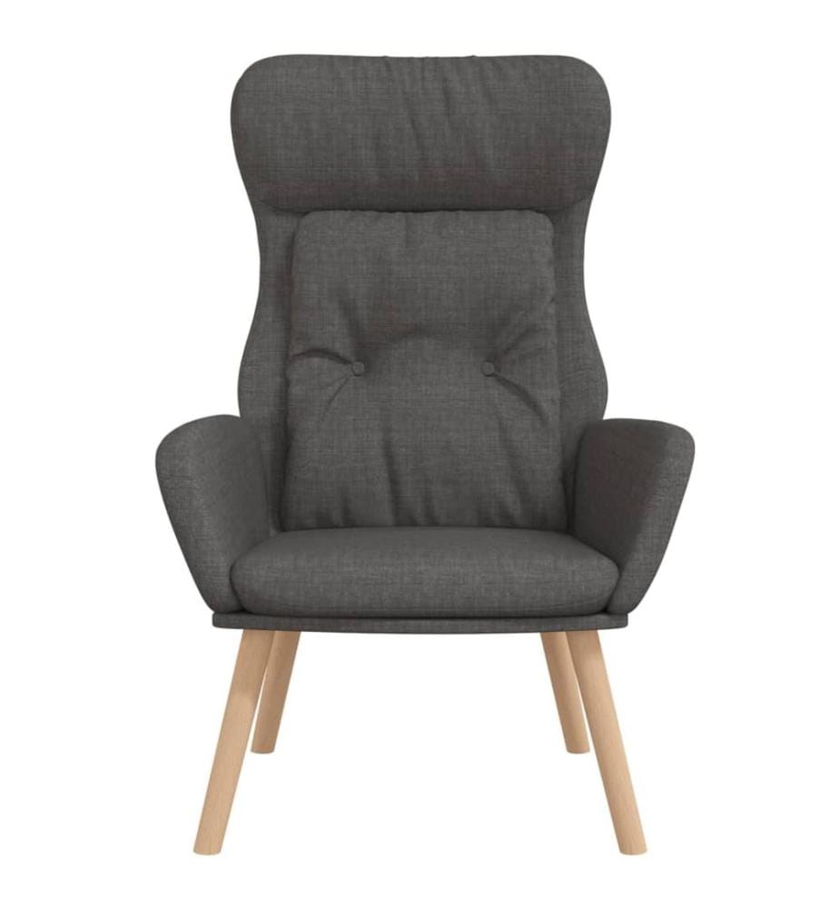 Relaxsessel Dunkelgrau Stoff