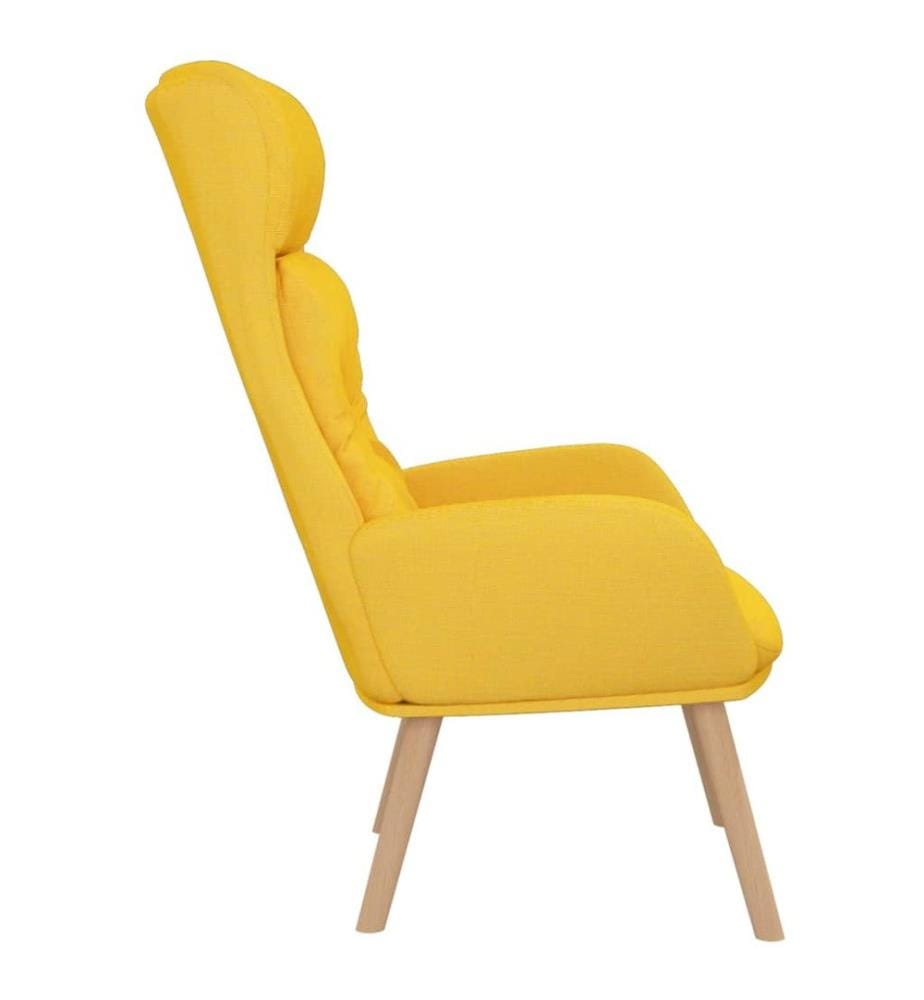 Relaxsessel Senfgelb Stoff