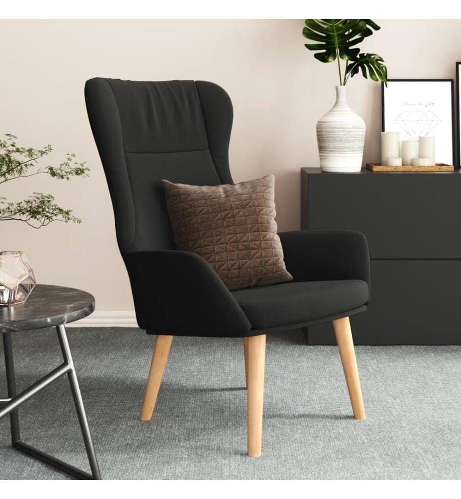 Relaxsessel Schwarz Stoff
