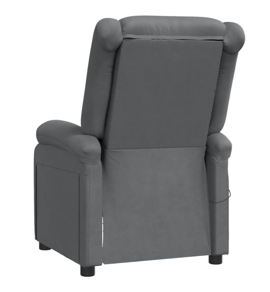 Massagesessel Anthrazit Kunstleder