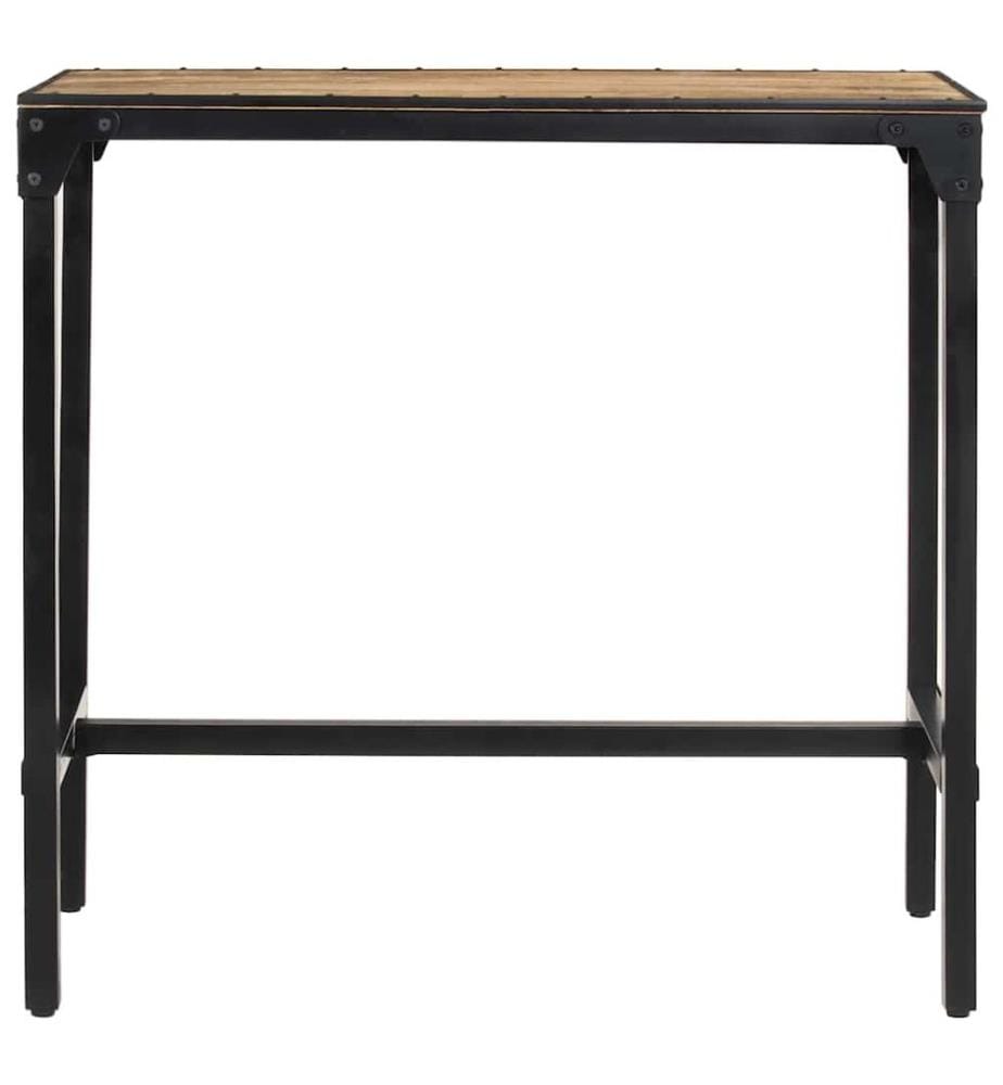 Bartisch 110x55x107 cm Raues Massivholz Mango