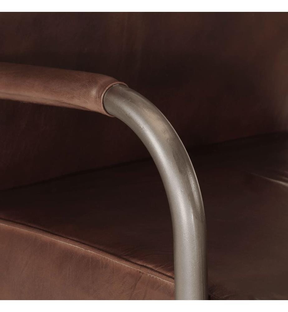 Sessel Braun Echtleder