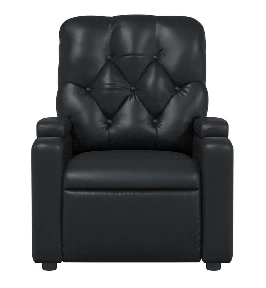 Massagesessel Schwarz Kunstleder