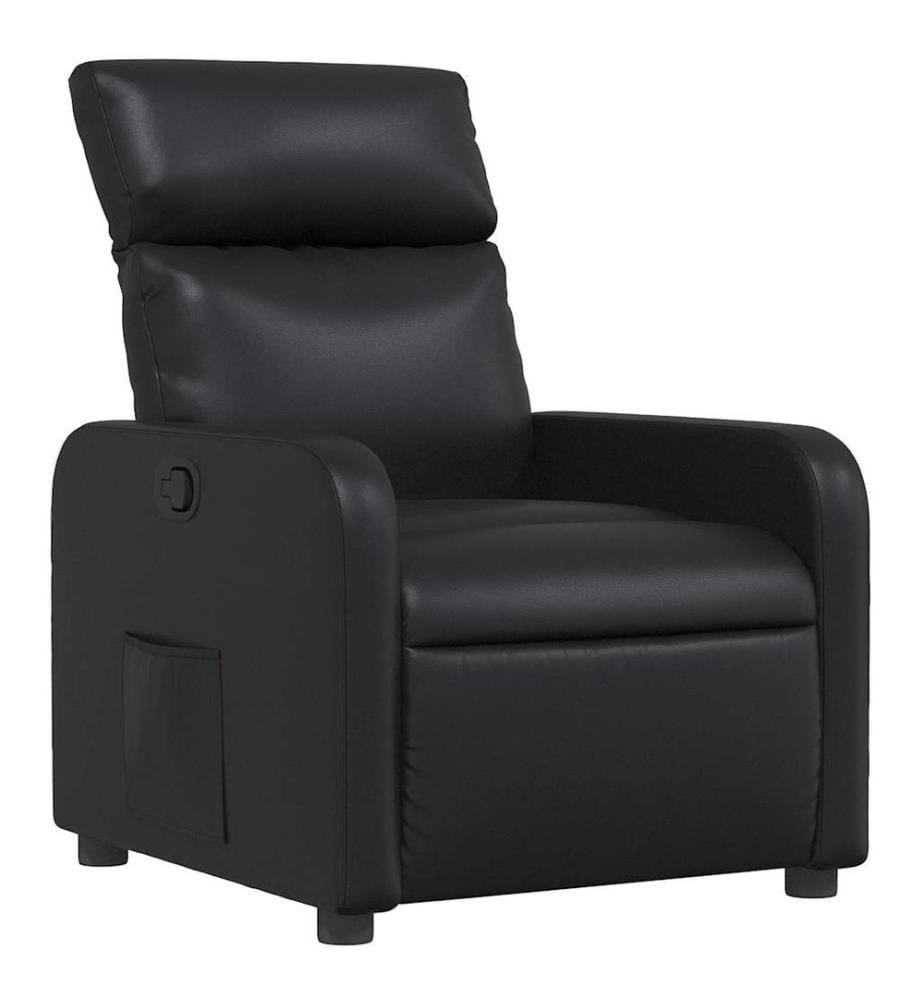 Relaxsessel Schwarz Kunstleder