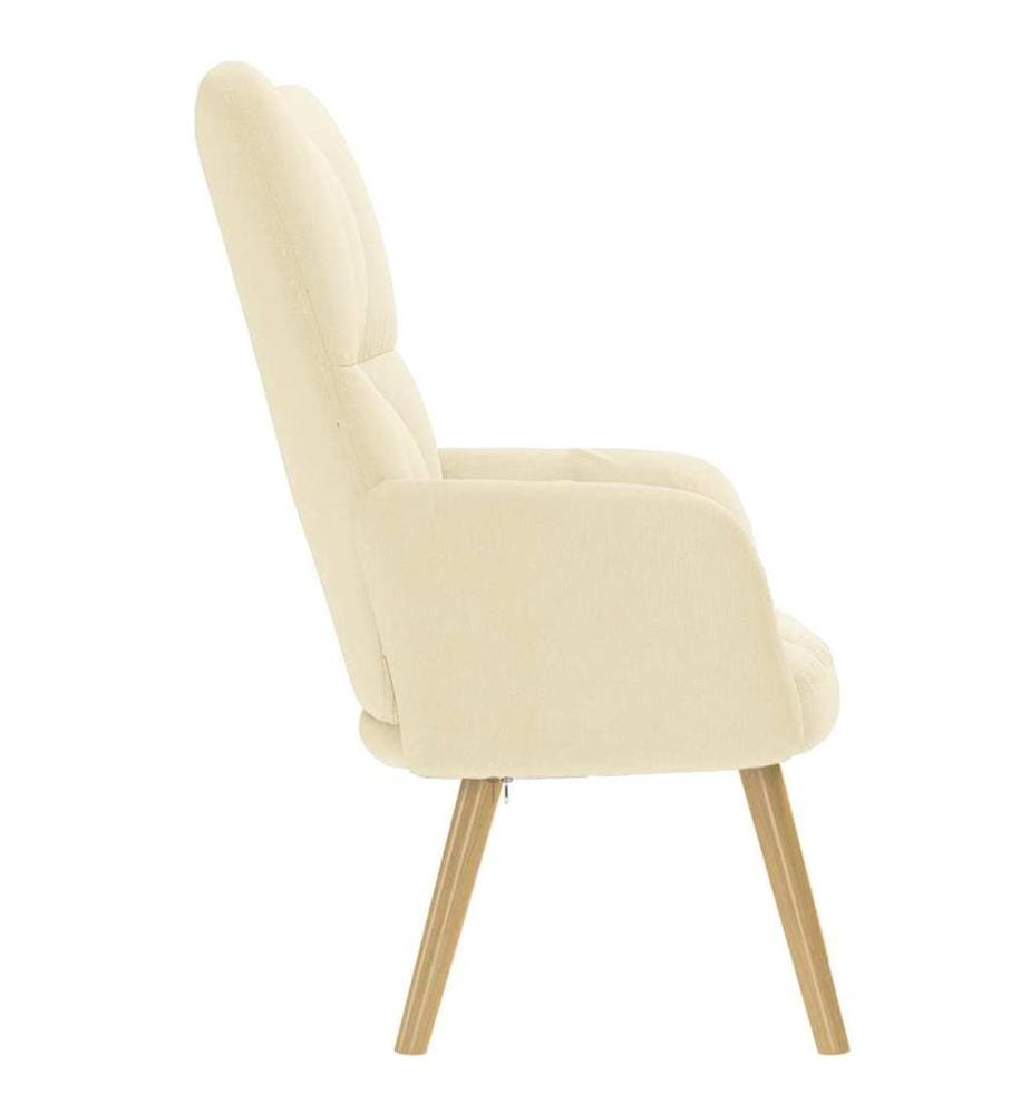 Relaxsessel Creme Stoff