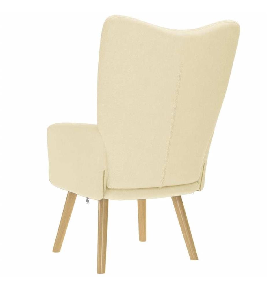 Relaxsessel Creme Stoff