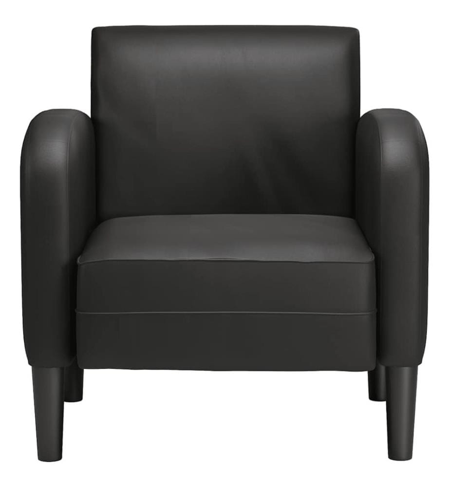 Sessel mit Armlehnen Schwarz 54 cm Kunstleder