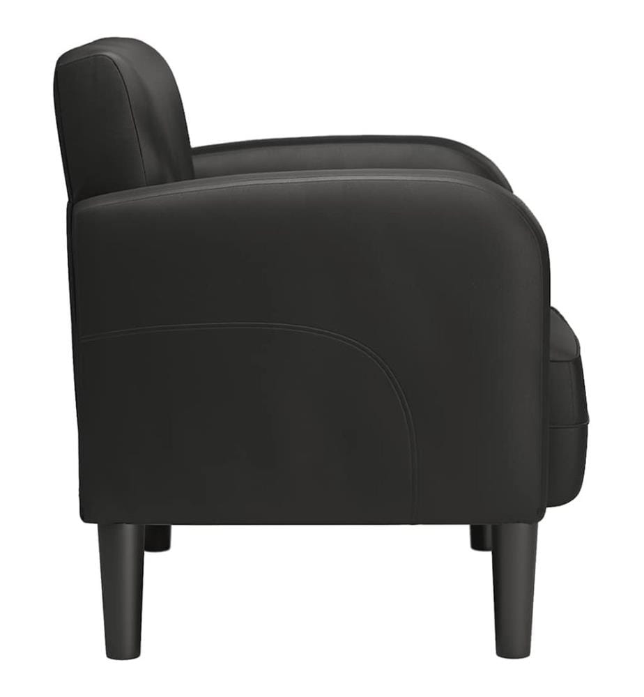 Sessel mit Armlehnen Schwarz 54 cm Kunstleder