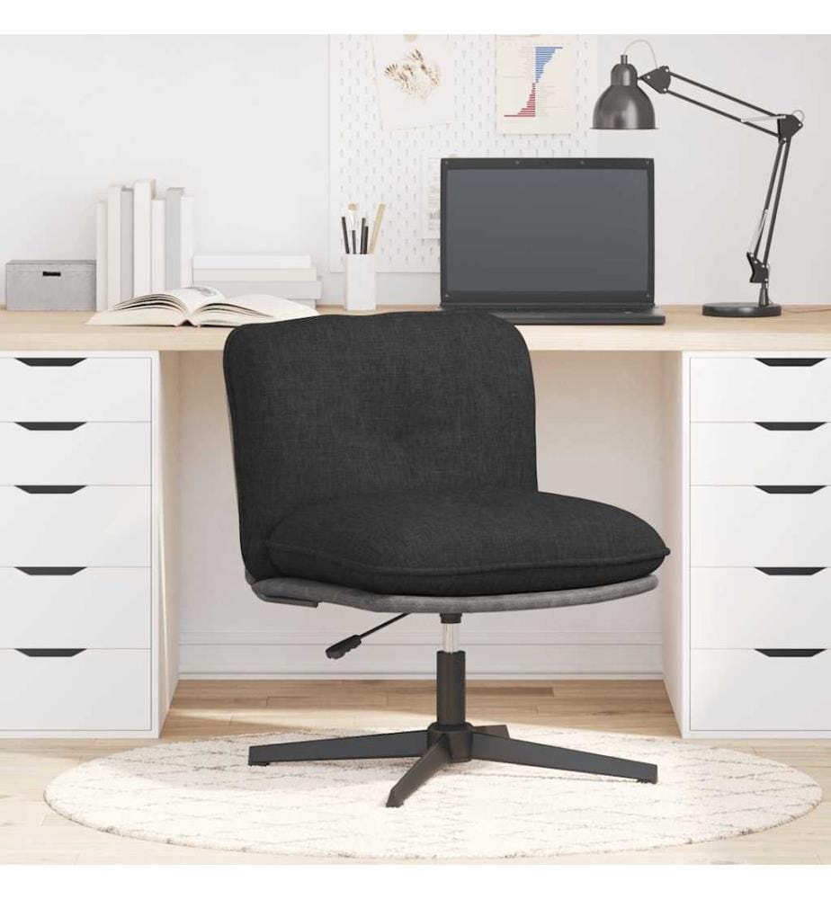 Bürostuhl Drehbar Schwarz Stoff