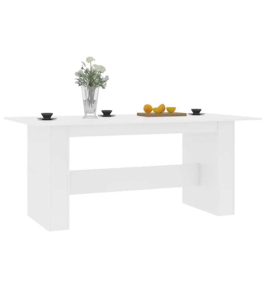 Esstisch Weiss 180x90x76 cm Holzwerkstoff