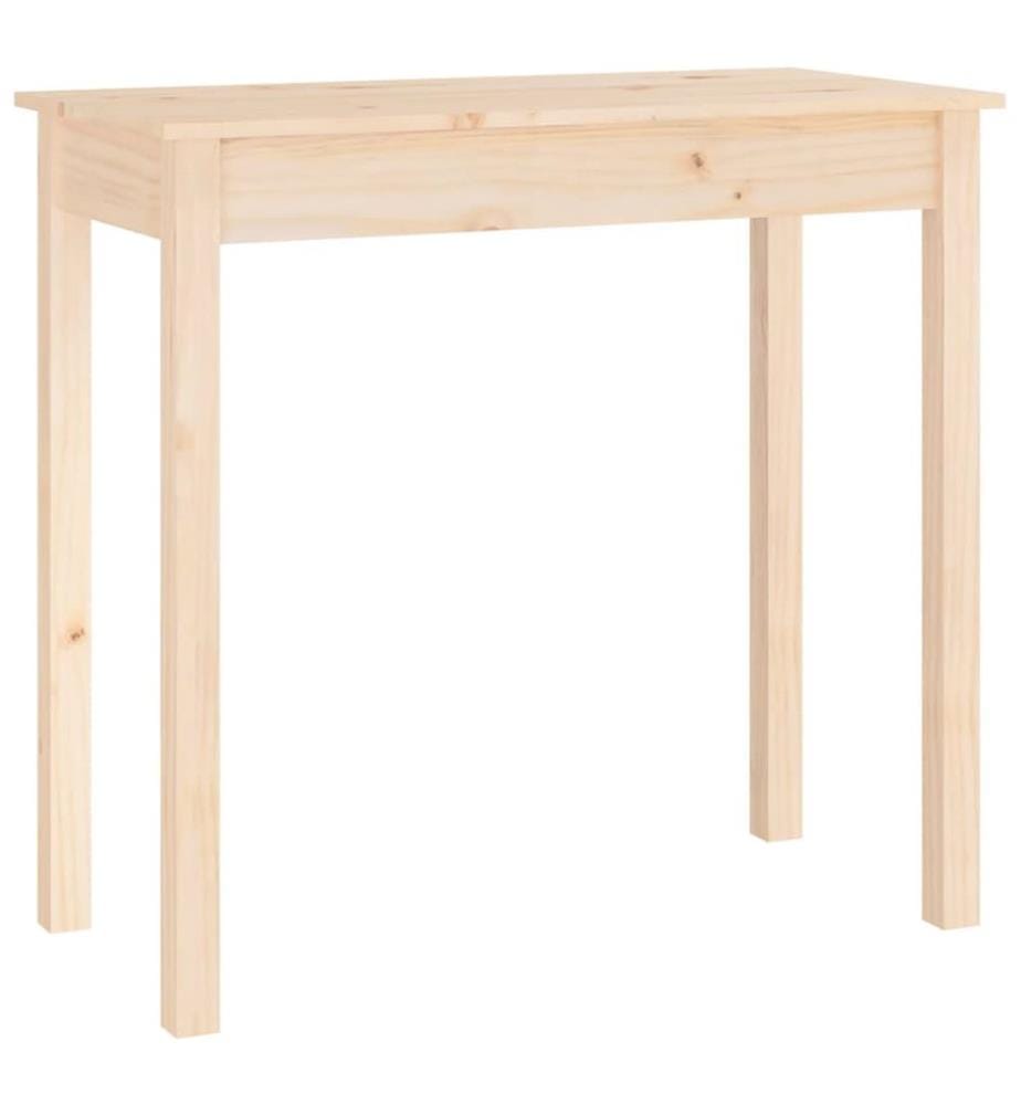Table console 80x40x75 cm Bois massif de pin