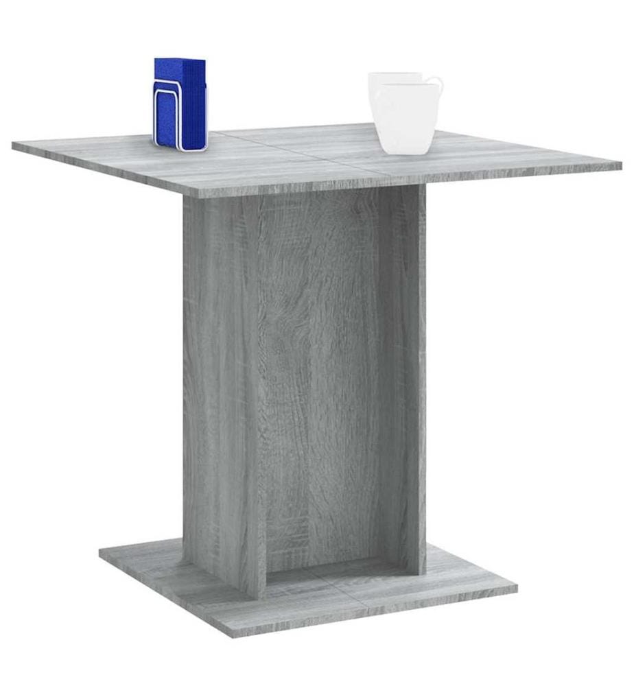 Esstisch Grau Sonoma 80x80x75 cm Holzwerkstoff