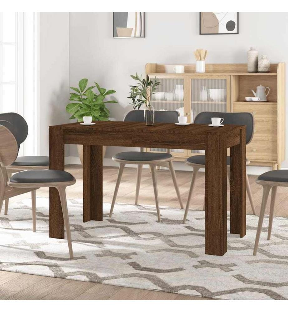 Esstisch Braun Eichen-Optik 120x60x76 cm Holzwerkstoff