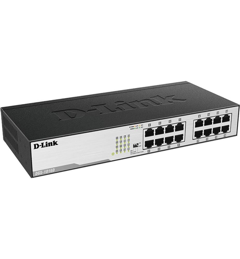 D-LINK Ethernet-Switch - Modell: DGS-1016 D