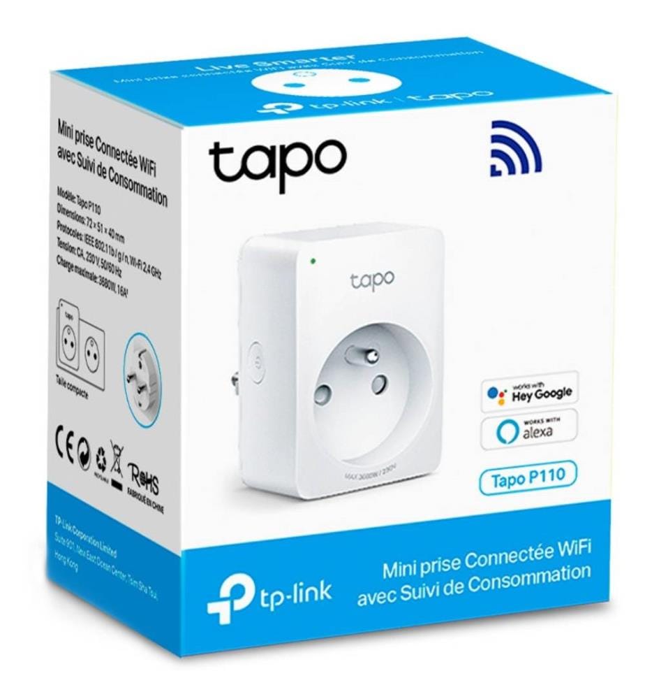 Mini-Steckdose mit Wifi-Anschluss TP-LINK - Modell: TAPOP110