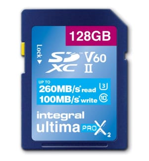 INTEGRAL sdxc-Karte - Modell: INSDX 128 G 260/100 U 2