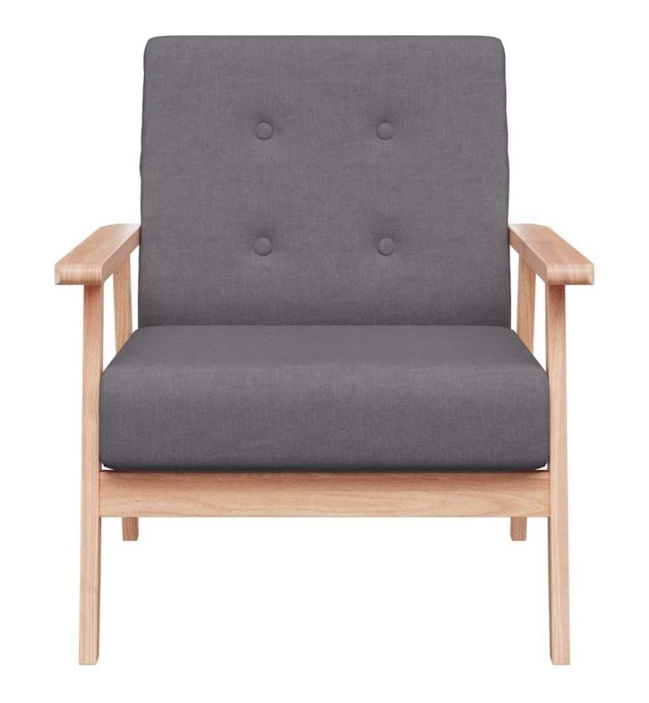 Sessel Dunkelgrau Stoff