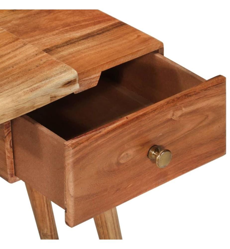 Table de chevet Bois d'acacia massif 45 x 32 x 55 cm