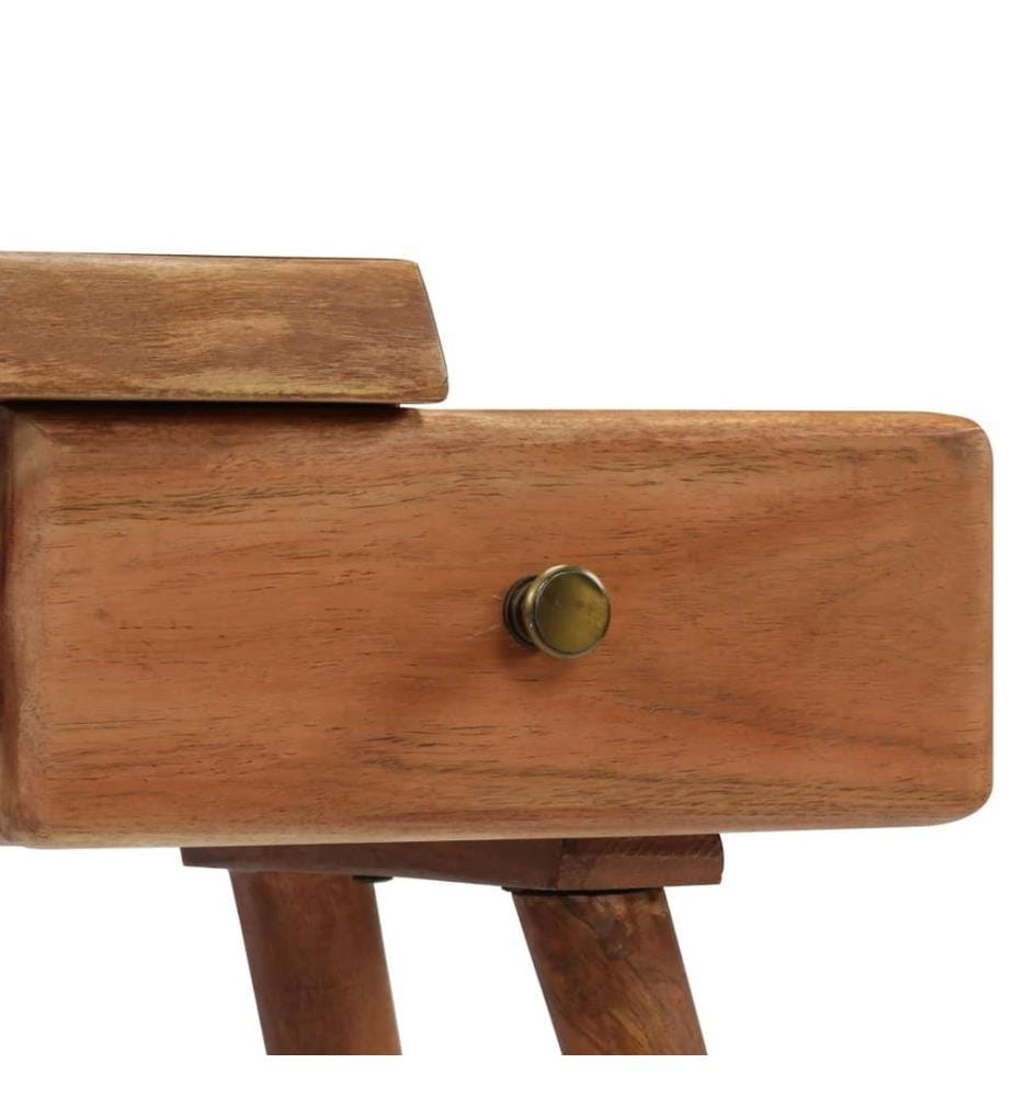 Table de chevet Bois d'acacia massif 45 x 32 x 55 cm