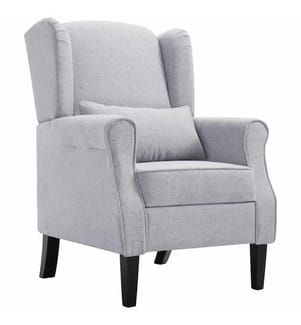 Sessel Hellgrau Stoff