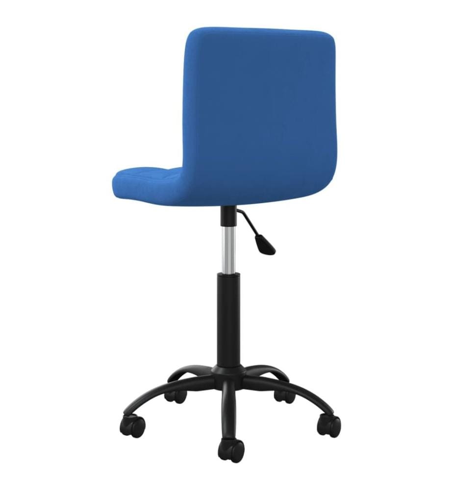 Esszimmerstuhl Drehbar Blau Samt