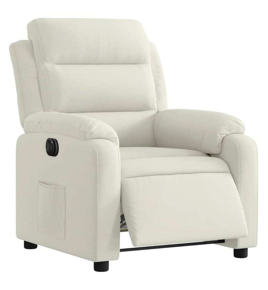 Relaxsessel Elektrisch Creme Samt
