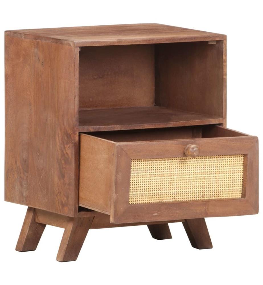 Nachttisch 40x30x50 cm Mango Massivholz