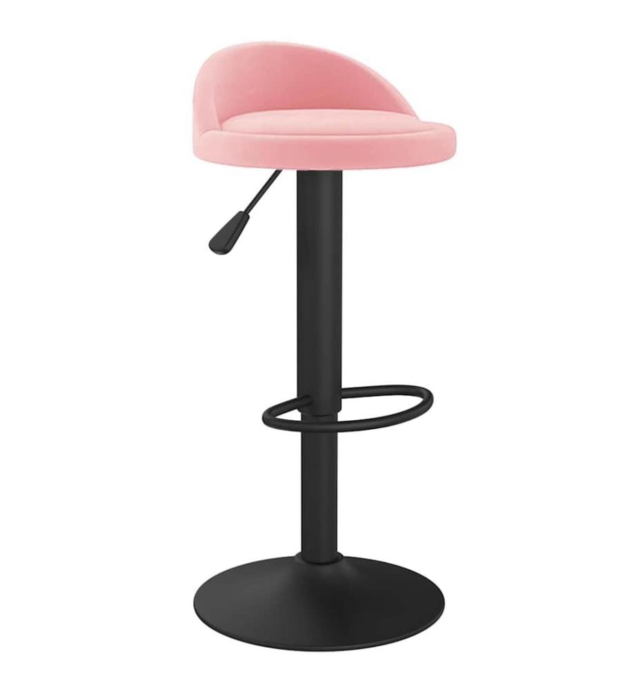 Barhocker Rosa Samt