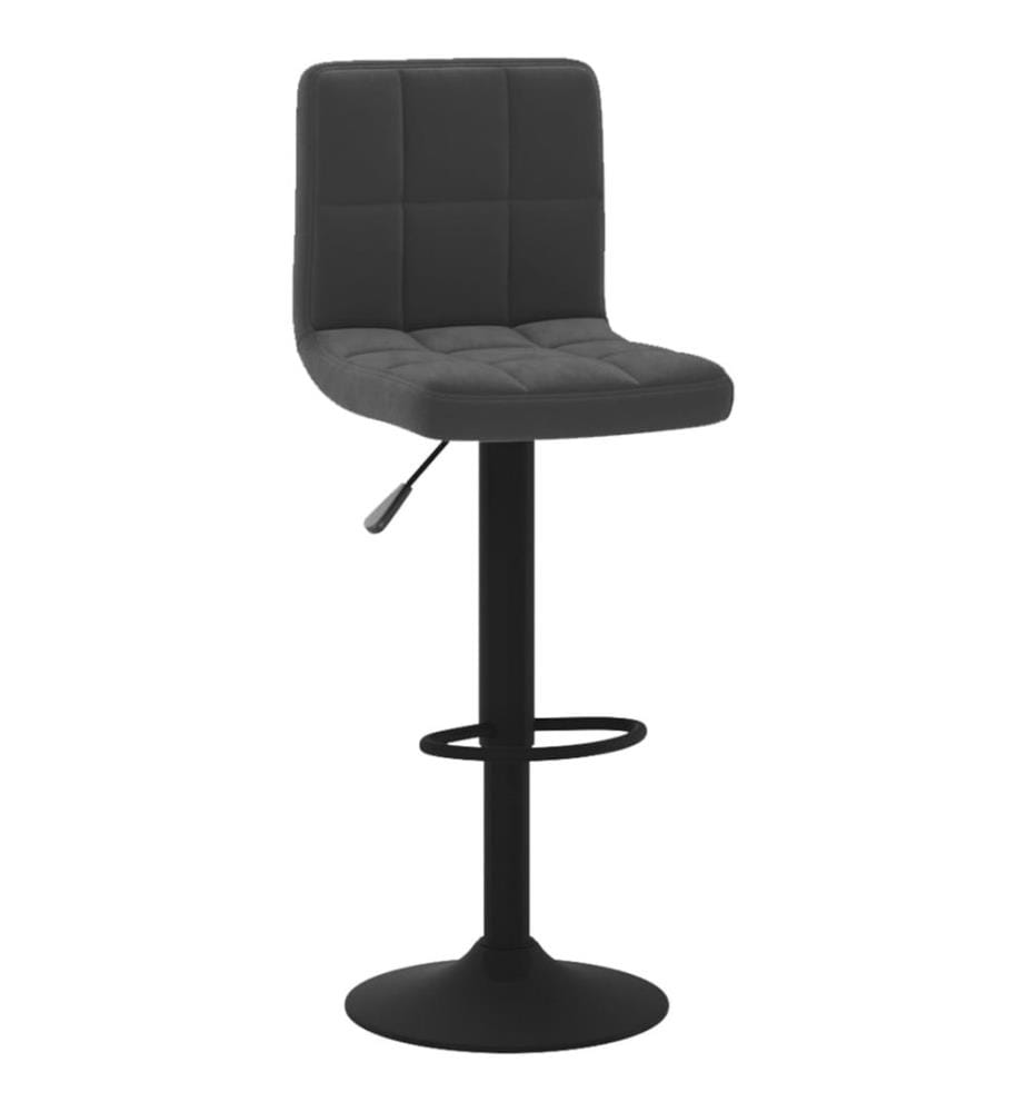 Barhocker 2 Stk. Schwarz Samt