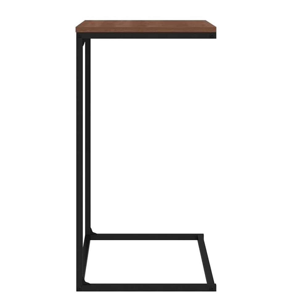 Table d'appoint Noir 55x35x66 cm Bois d'ingénierie