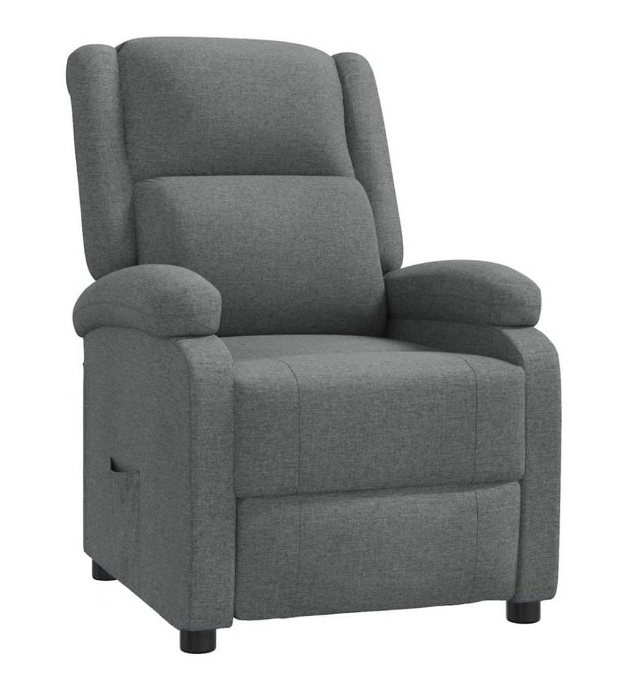 Relaxsessel Dunkelgrau Stoff