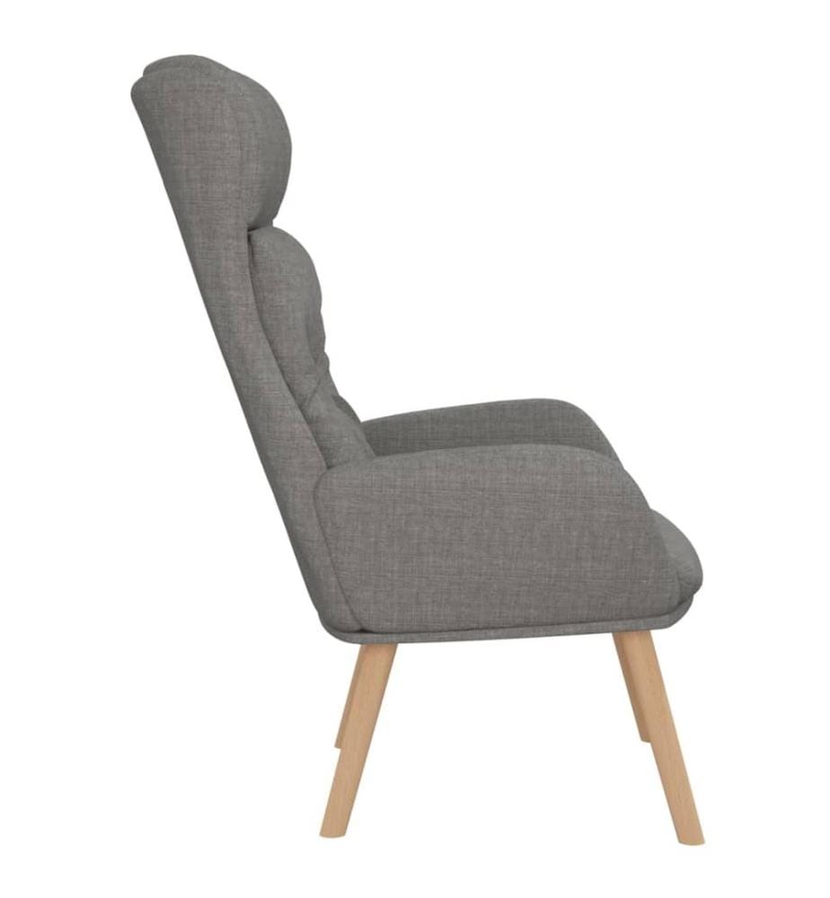 Relaxsessel Hellgrau Stoff