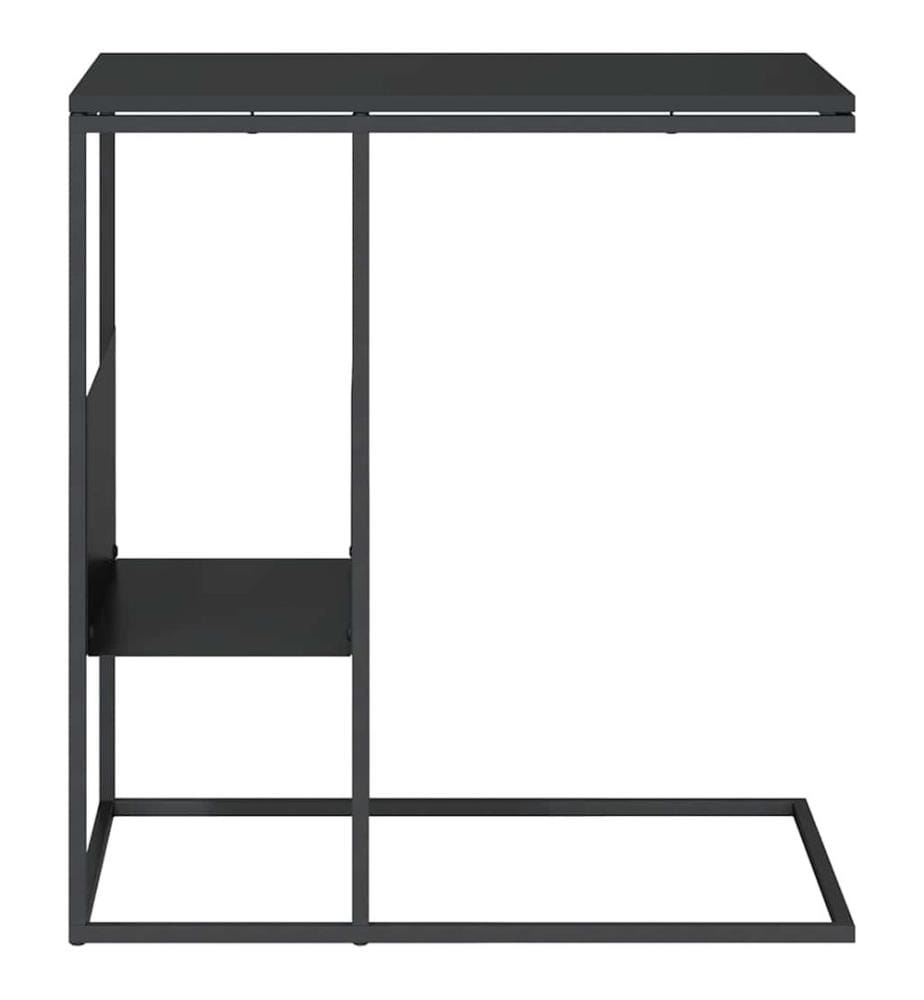 Table d'appoint Noir 55x36x59,5 cm Bois d'ingénierie