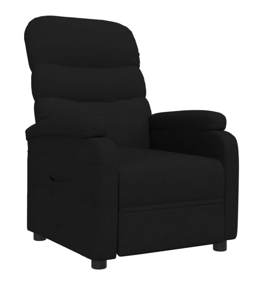 Relaxsessel Schwarz Stoff