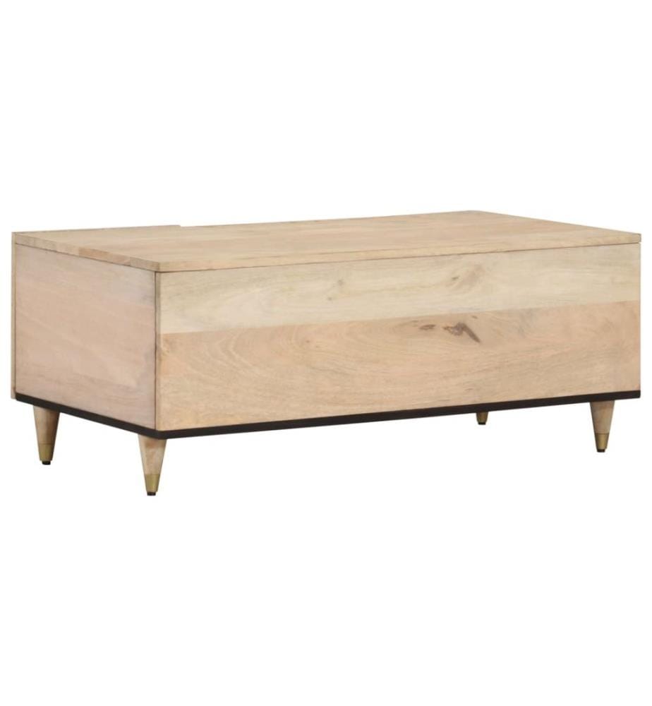 Table basse 100x54x40 cm bois de manguier massif