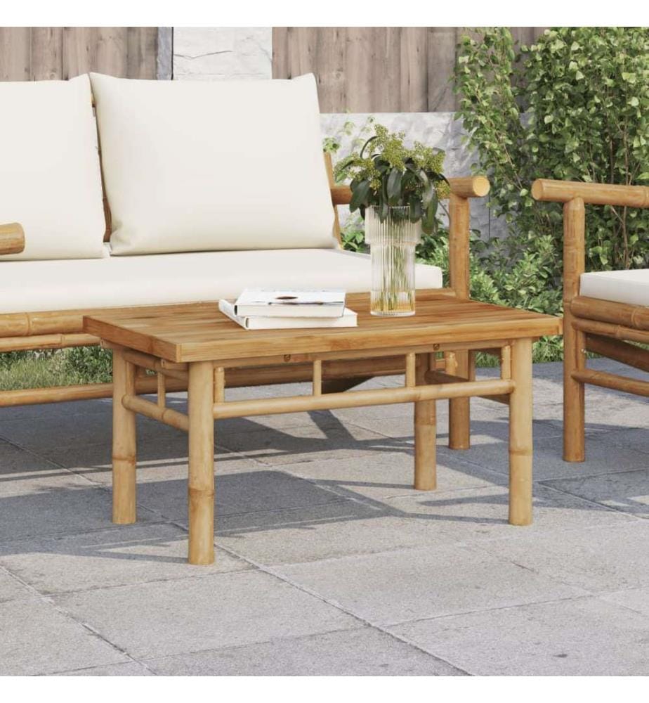 Table basse 70x40x35 cm bambou