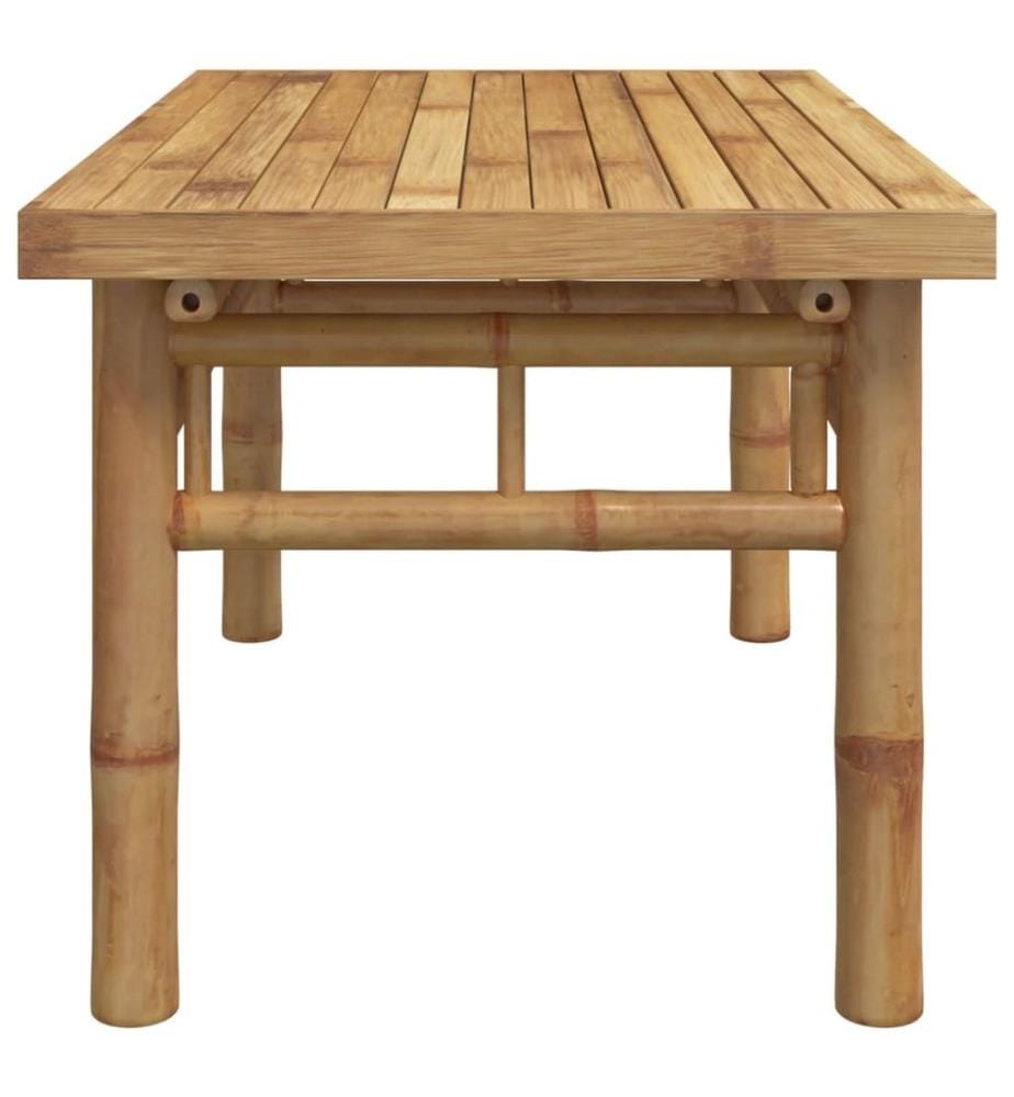 Table basse 70x40x35 cm bambou