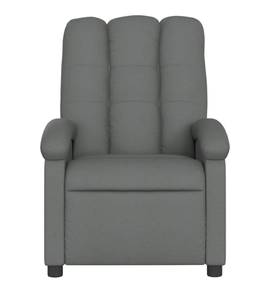 Relaxsessel Dunkelgrau Stoff