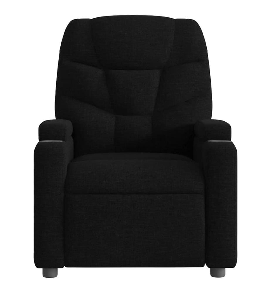 Massagesessel Schwarz Stoff