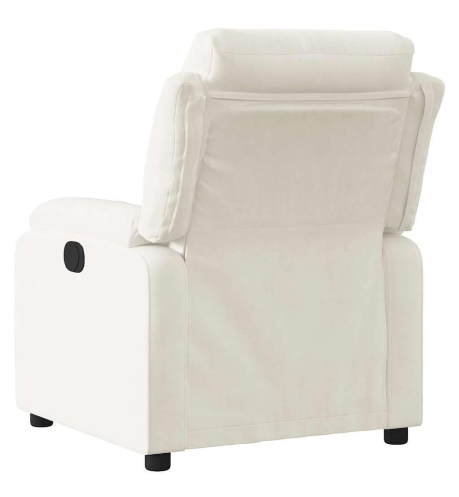 Relaxsessel Creme Samt